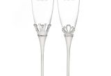How to Decorate Plastic Champagne Glasses King and Queen Rhinestone Flute Glass Set Wedding Champagne