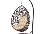 How to Make A Teardrop Swing Chair Wicker Patio Tear Drop Swinging Chair Brown Christopher Knight