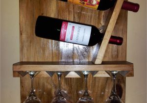 How to Make A Wine Rack Out Of A Pallet Porta Vinos Con Porta Copas Wine Diy Proyectos Ideas