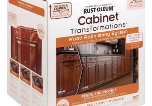 How to Refinish Cabinets with Paint Rust Oleum Transformations Cabinet Wood Refinishing System Kit
