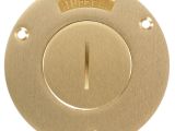 Hubbell Brass Floor Outlet Cover S2925 Wdk Brand Hubbell
