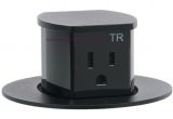 Hubbell Flush Floor Outlet Hubbell Rct201bk Waterproof Pop Up Flush Mount Counter Outlet