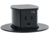 Hubbell Flush Floor Outlet Hubbell Rct201bk Waterproof Pop Up Flush Mount Counter Outlet