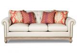Hudson S Furniture Clearwater Fl Craftmaster 7688 7689 768950 button Tufted sofa with Distressed Wood