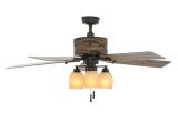 Hunter Fan Light Cover Hampton Bay Ellijay 52 In Indoor Outdoor Natural Iron Ceiling Fan