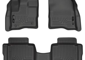 Husky Laser Cut Floor Mats Amazon Com Husky Liners Front 2nd Seat Floor Liners Footwell