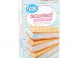 Ice Cream Sandwich Bench Great Value Cotton Candy Ice Cream Sandwiches 3 5 Fl Oz 12 Ct