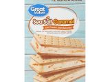 Ice Cream Sandwich Bench Great Value Sea Salt Caramel Ice Cream Sandwiches 42 Oz 12 Count