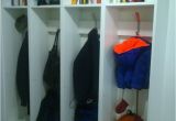 Ikea Clothing Rack Hack Built In Entryway Cubbies Using Billy Bookcases Pinterest Ikea