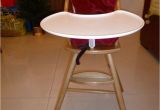 Ikea Wooden High Chair Gulliver Ikea Gulliver High Chair with Detachable Tray and Cushion In