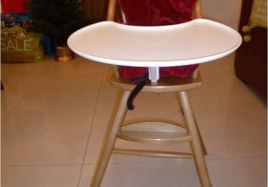 Ikea Wooden High Chair Gulliver Ikea Gulliver High Chair with Detachable Tray and Cushion In