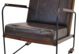 Industrial Leather Accent Chair Denka Leather Accent Chair Light Brown Industrial