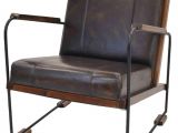 Industrial Leather Accent Chair Denka Leather Accent Chair Light Brown Industrial