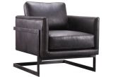 Industrial Leather Accent Chair Shop Aurelle Home Industrial top Grain Leather Accent