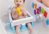 Infant Seats for Bathtub Baby Bathtub Seat with Backrest Suction Cups to Side