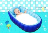 Inflatable Baby Bathtub for Newborn 2017 Inflatable Baby Bathtub Cartoon Inflating Bath Tub