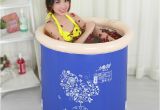 Inflatable Baby Bathtub Review Water Beauty Folding Tub Bath Bucket Adult Bathtub