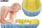 Inflatable Baby Bathtub Travel Inflatable Baby Tub Travel Baths Showers soft Pvc Newborn