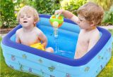 Inflatable Baby Bathtub Uk Inflatable Baby Swim Tubs Summer Newborn Baby Bath Water