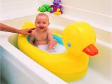 Inflatable Bathtubs for toddlers Munchkin Hot Inflatable Duck Tub Fun Baby Bath toy New