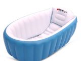 Inflatable Bathtubs for toddlers Stronge Design Inflatable Baby Bathtub Inflating Bath Tub