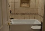 Install Bathtub Surround Over Ceramic Tile Ceramic Tile Tub Surround with Niche and Mosaic Accents