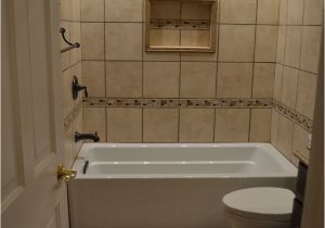 Install Bathtub Surround Over Ceramic Tile Ceramic Tile Tub Surround with Niche and Mosaic Accents