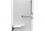 Install Grab Bars In Fiberglass Shower Ada Compliant Shower Stalls Kits Showers the Home Depot