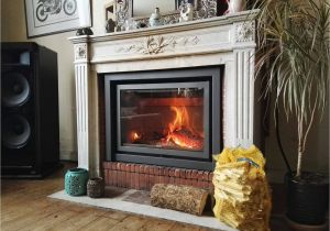 Installing A Wood Burning Fireplace Insert Sta V 16 In Installed by Matlex Stuv Matlex Fireplace Fire