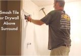 Installing Bathtub Surround Over Tile How to Remove A Fiberglass Bathtub and Surround