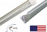 Integrated Led Lights 8ft Led Lights V Shaped Double Sides Tube Fluroescent Light Bulb Led