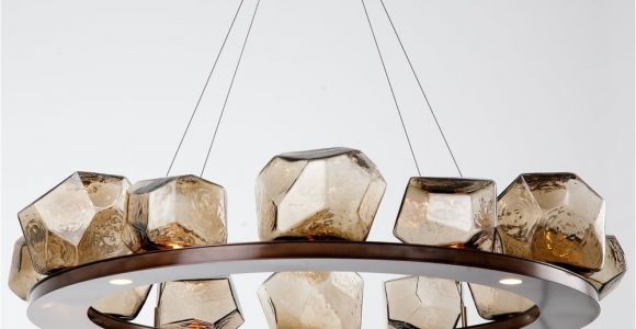 Integrated Led Lights Jewelry for the Home Sparkling Led Gems Of Artisan Blown Glass