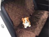 Interior Car Door Dog Protectors Back Bench Seat Covers Waterproof Short Plush Quilted Fabric Car