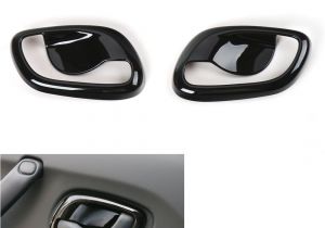 Interior Car Door Handle Protector 2pcs Car Inner Door Handle Bowl Cover Trim Styling Sticker Fit for