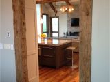 Interior Column Wraps Wood Frame Your Doorway In Hand Hewn Beams and Create An Entrance No One