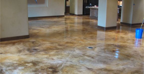 Interior Concrete Floor Sealant Photos Of Concrete Dye This is A Brown Acid Stain On Raw Concrete