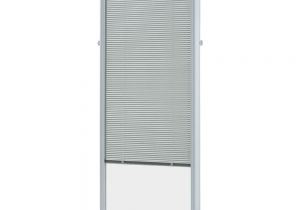 Interior Door Casing Kit Home Depot Odl 22 In W X 64 In H Add On Enclosed Aluminum Blinds White Steel
