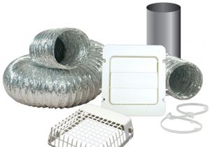 Interior Dryer Vent Kit Ge 4 In X 8 Ft Dryer Duct Pm8x73ds the Home Depot