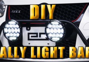 Interior Light Bars for Cars How to Build and Install A Rally Light Bar Youtube