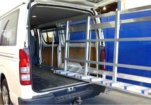 Internal Racking for Vans the Glass Racking Company 1 1m X 2 4m Pull Out Internal Glass Rack