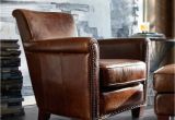 Irving Leather Chair Irving Roll Arm Leather Armchair with Nailheads Pinterest