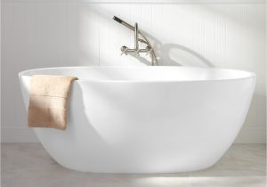 Is Acrylic Bathtubs 59" Keren Acrylic Freestanding Tub Acrylic Tubs