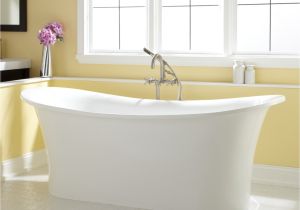 Is Acrylic Bathtubs 72" Shai Bateau Acrylic Freestanding Tub Bathtubs Bathroom