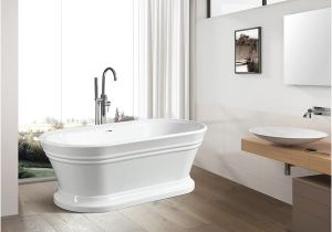 Is Acrylic Bathtubs Shop Vanity Art 59 Inch Free Standing White Acrylic