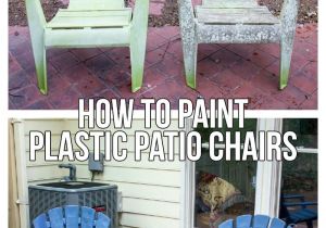 Is there A Paint for Plastic Chairs How to Paint Plastic Patio Chairs Pinterest Plastic Patio Chairs