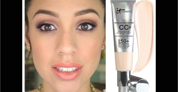 It Cosmetics Cc Cream Light It Cosmetics Cc Cream 1st Impressions Review Youtube