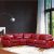 Italian Sectional sofas Online 622ang Modern Red Italian Leather Sectional sofa Pinterest
