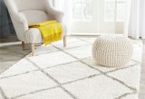 Ivory Shag Rug Safavieh Hudson Diamond Shag Ivory Grey Rug 5 Square Sgh281a