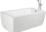 Jacuzzi 59 In White Acrylic Oval Center Drain Freestanding Bathtub Jacuzzi fort White Acrylic Oval Freestanding Bathtub