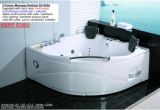 Jacuzzi Bathtub 4 Person 2 Person Whirlpool White Corner Bathtub Spa with 11